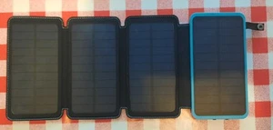 Solar Charger Power Bank ADDTOP USB Portable - Picture 1 of 18