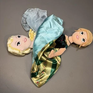 Disney Parks Anna Elsa Frozen Prinzessin Wende Topsy Turvy Flip Plüsch 16 Zoll - Bild 1 von 7