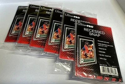 6 nuevos portatarjetas a presión regulares Ultra Pro empotrados tamaño completo carga superior Foto 1 de 3