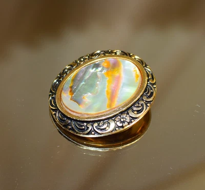 Schalclip Tuchclip Tuchhalter Schalhalter Abalone Muschel - Bild 1 von 3