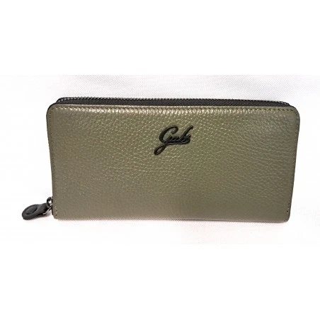Portafoglio in pelle martellata Donna Gabs GMONEY37 Verde Militare - Immagine 1 di 1