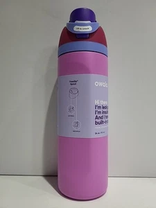 Owala FreeSip 24 Unzen Edelstahl Trinkflasche - Elektrische Orchidee - Bild 1 von 7