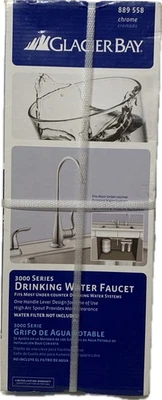 Torneira de substituição para filtragem de água Glacier Bay nova na caixa - Cromada - 889 558 - Imagem 1 de 4