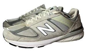New Balance 990v5 Mens Size 11.5 2E EE M990GL5 Grey Walking Shoe MADE IN USA - Picture 1 of 8