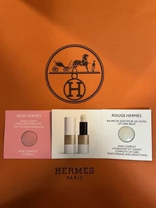 Hermes Lipstick -Lip Care Balm & Rosy Lip Shine Enhancer - Rose Confetti #27 - Picture 1 of 4