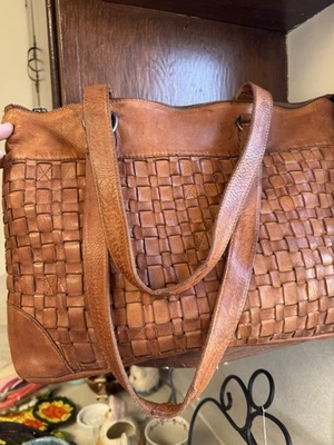 Сумка для ноутбука Valencia Holland искусственно состаренная кожа коричневая хорошее состояние товара - Изображение 1 из 4