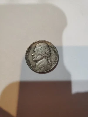 1948 Jefferson Nickel No Mint Mark 5.g Copper Ultra Rare Coin  - Image 1 of 2