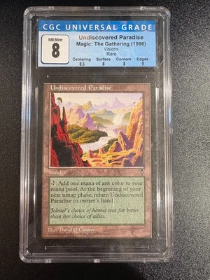 Graded CGC 8 Undiscovered Paradise Visions - Image 1 of 2