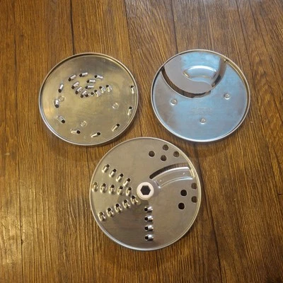 Juego de 3 cuchillas de disco para procesador de alimentos CUISINART DLC-8 DLC-10 Foto 1 de 4