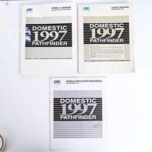 OTC Domestic Pathfinder 1997 Vehicle Reference, User's Manual, & PROM ID Manual - Bild 1 von 7