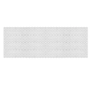 Lamiere metalliche forate 35,4" x 17,7", rete forata ovale 19Ga 0,2" x 0,79" - Foto 1 di 5