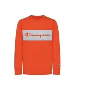 CHAMPION Little Boys Ko Script Long Sleeve T-shirt orange size 7, 6,5, - Picture 1 of 4