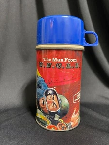 Man from Uncle 1966 Thermoskanne mit Tasse und Stopfen 8 oz (CT) - Bild 1 von 11