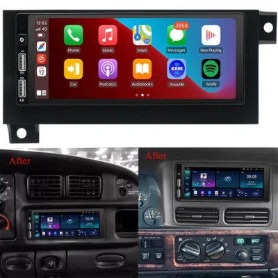 For Old Chrysler Jeep Dodge Plymouth Carplay Stereo Radio GPS Wifi Head Unit 6.8 - Image 1 of 4
