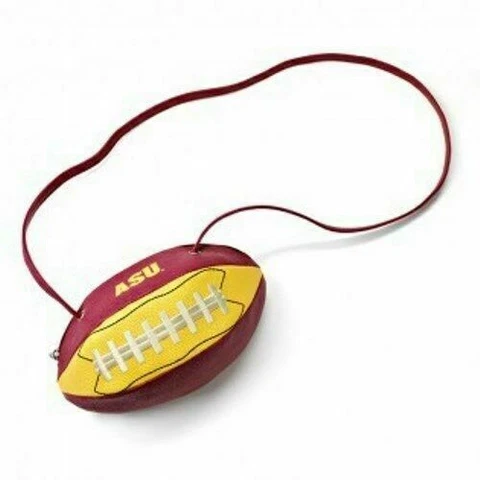 NEW! ARIZONA STATE SUN DEVILS MINI FOOTBALL CROSS BODY PURSE BAG LICENSED Cover
