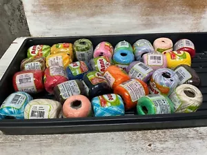 Lot of 30 Circulo ANNE 65 COTTON THREAD SIZE 3 knit crochet embroidery lot F - Picture 1 of 5