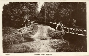 PC GADLEY LANE BUXTON DERBYSHIRE INGLATERRA FOTO REAL DE COLECCIÓN POSTAL (u7133) - Imagen 1 de 2