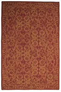 Red Rug Parisian Handmade Natural Wool Area Rug Living Room Oriental Carpets 5x8 - Picture 1 of 6