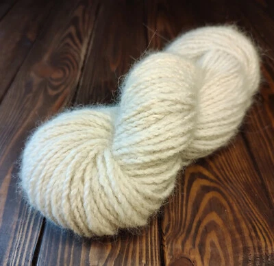 狗毛线(30 Samoyed 皮草/70 羊羊毛)1个线条/3.53 盎司/100 码 — 第 1/4 张图片