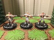 3 Huntsman #58, 59, 60 Lancers Mage Knight Lot D&D, Pathfinder, RPG