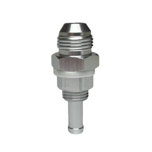 AN8 Male To 3/8” Hose Barb Bulkhead Fuel Tank Adapter Bung Fitting Aluminum - Foto 1 di 5
