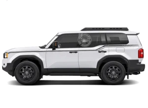 2 PCS Graphics Waist Line Car Sticker For Toyota Land Cruiser LC250 Side Decals - Bild 1 von 6