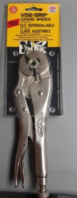 Rare Discontinued Vise Grip 10LW Locking Wrench with Wire Cutter Made in USA - Image 1 of 3