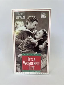 It's A Wonderful Life Original Uncut Version VHS Movie New Sealed - Picture 1 of 6