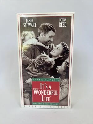 It's A Wonderful Life Original Uncut Version VHS Movie New Sealed - Image 1 of 4
