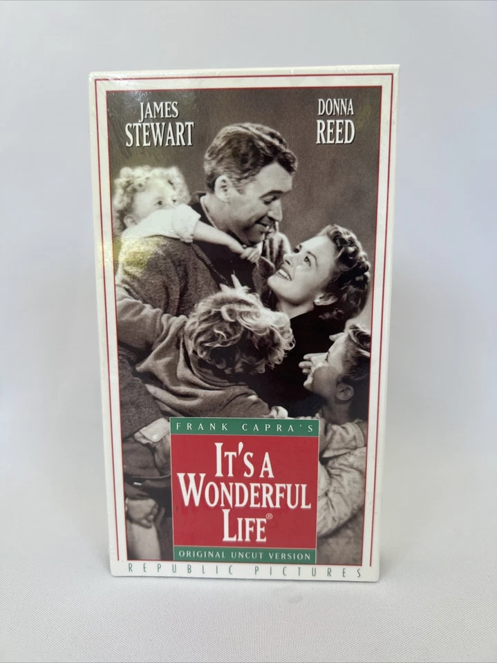 It's A Wonderful Life Original Uncut Version VHS Movie New Sealed - Image 1 of 4