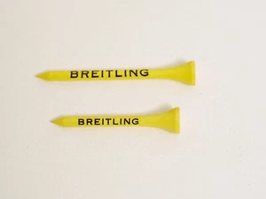 Breitling Golf Tees gelb lang + kurz unbenutzt perfektes Weihnachtsgeschenk RAR - Bild 1 von 2