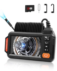 Dual Lens Borescope Endoscope Light 1080 HD Inspection Camera 32G Storage Card - Picture 1 of 8