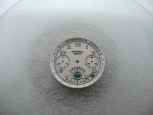 MONTEGA GENEVE R9 Chronographen Zifferblatt, CHRONOMETER, watch dial - Bild 1 von 7