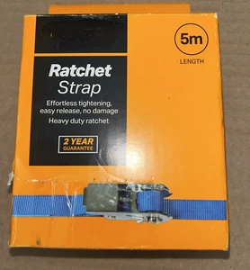 Halfords 5m Ratchet Strap, ((FREE FAST SHIPPING 🚚)) - Picture 1 of 4