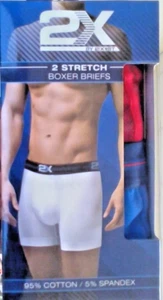 2(X)IST STRETCH BOXER BRIEFS - Picture 1 of 3