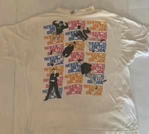 New Kids On The Block T Shirt Vintage 80s 1989 NKOTB Concert Tour Size XXL - Picture 1 of 3