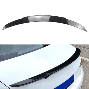 Fit Benz C-Class W206 Tail Wing Rear Trunk Spoiler Trim Carbon Fiber ABS Car - Picture 1 of 6