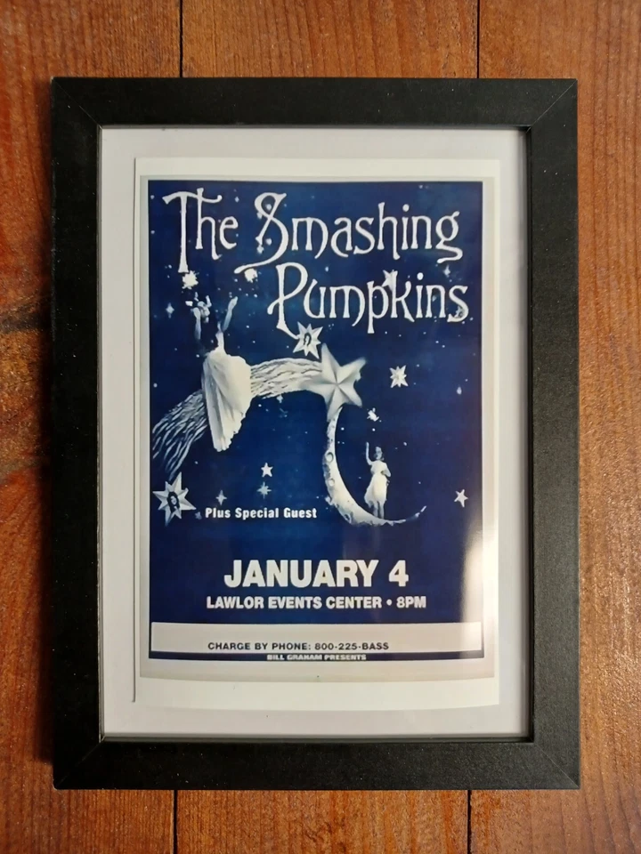 Póster de concierto enmarcado y enmarañado The Smashing Pumpkins Reno NV. 1997  Foto 1 de 1