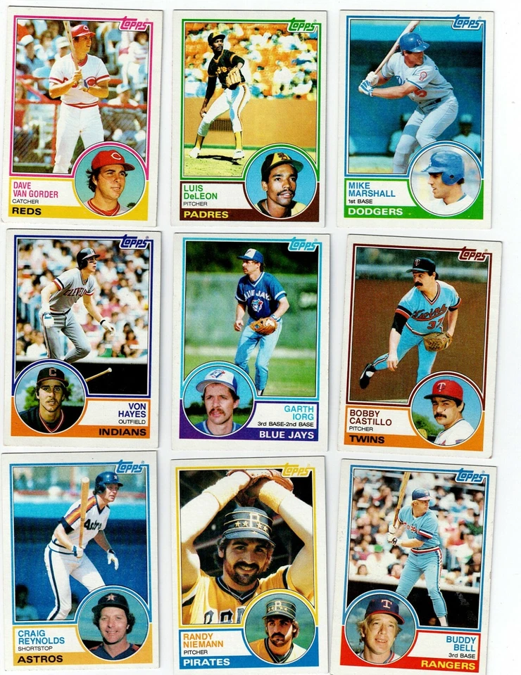 1983 TOPPS BASEBALL COMPLETE YOUR SET U PICK 251-500 - Image 1 of 1
