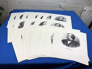 35 impresiones de RETRATO PRESIDENCIAL C.1965, portafolio, Washington, Lincoln, Kennedy - Imagen 1 de 14