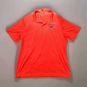 Princeton Tigers Under Armour Polo Shirt Orange Loose Mens 2XL Ivy League - Bild 1 von 8