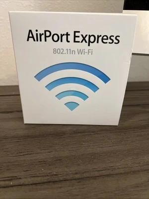 Apple AirPort Express 802.11n Base Station A1264 Wifi Router - Image 1 of 4