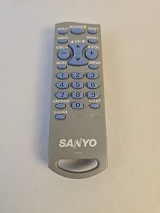 Sanyo FXTG Television TV Set Remote Control OEM Original ~TESTED~ - Picture 1 of 4