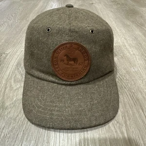 Rare Vintage POLO Ralph Lauren Brown Horse Furnishing Goods Hat Cap Wool - Bild 1 von 7