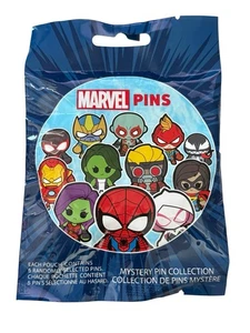 Disney Parks Marvel Heroes Mystery Bag 5 Pc Pin Pack Sealed - Picture 1 of 2