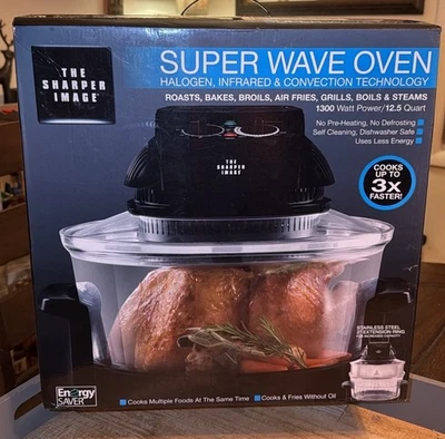 SUPER WAVE OVEN HALOGEN, INFRARED & CONVECTION TECHNOLOGY/FACTORY-SEALED/MINT! - Image 1 of 4