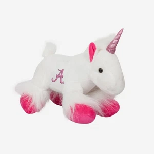 Neu FOCO Alabama Crimson Tide weiß rosa Einhorn 12 Zoll Plüsch NEU IN VERPACKUNG - Bild 1 von 7