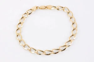 7.75" 18k Yellow Gold Chain Bracelet (3.90g.) - Picture 1 of 1