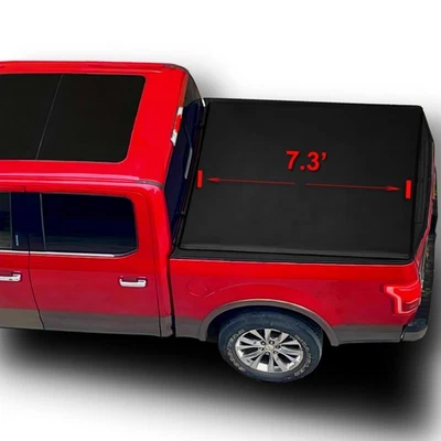 7'3" Soft Quad Fold for 82-93 Chevrolet S10 |82-90 GMC S15 |1991-1993 GMC Sonoma Foto 1 de 4