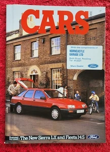 FORD CARS RANGE Sales Brochure 1986 Fiesta Escort ORION SIERRA CAPRI GRANADA - Picture 1 of 2